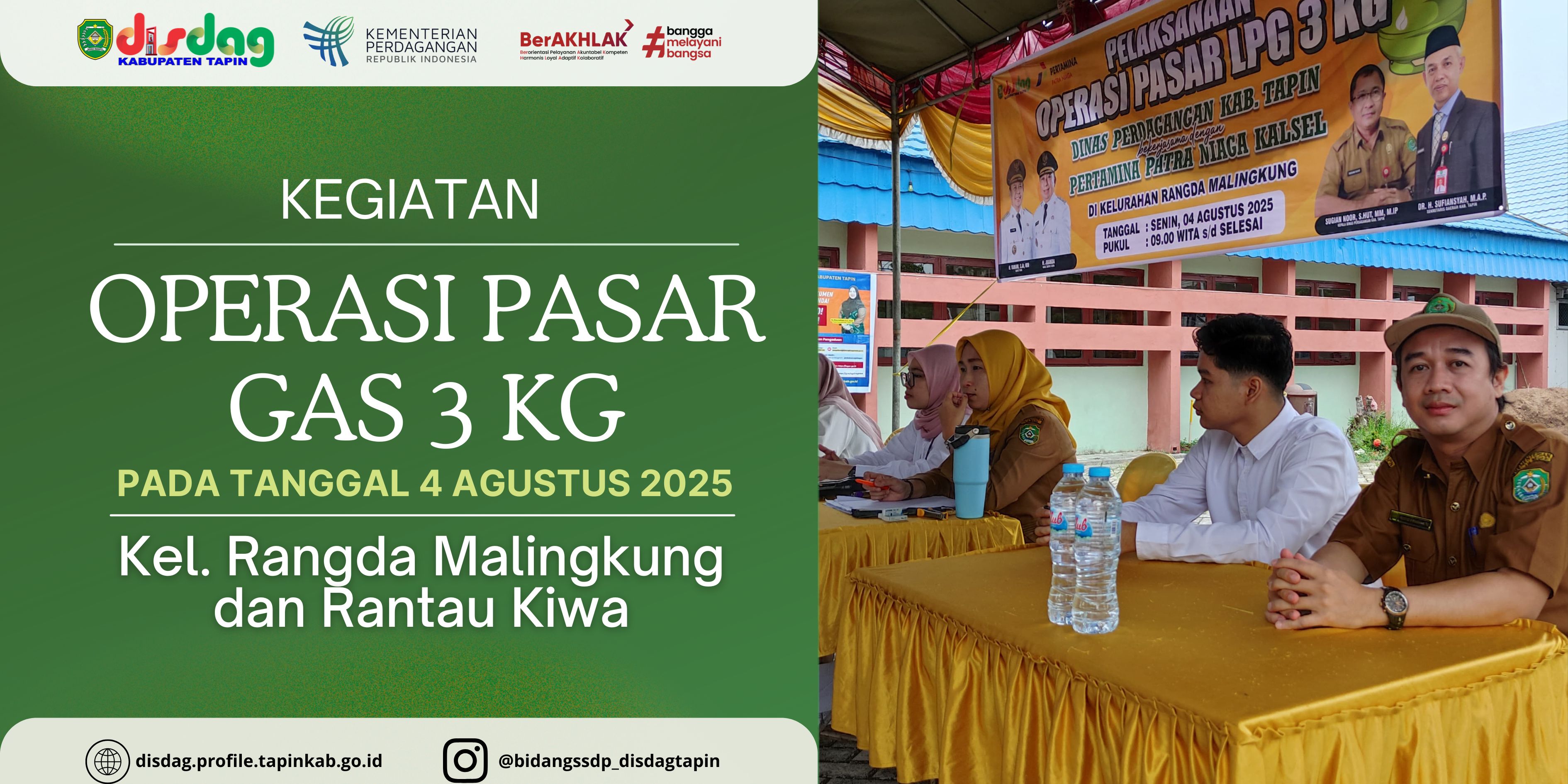 Operasi Pasar LPG 3 Kg di Tapin Utara Sukses Digelar, Meski Sempat Alami Keterlambatan Pasokan